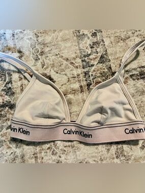 Calvin Klein Blush Triangle Bralette